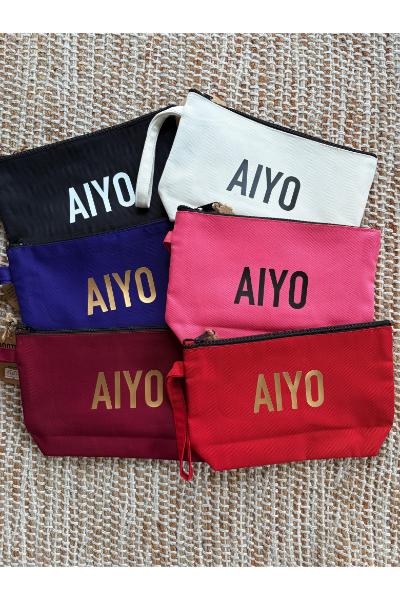 Sri Lankanism Travel Pouch -  Aiyo (Available in Muiltiple Colors) 